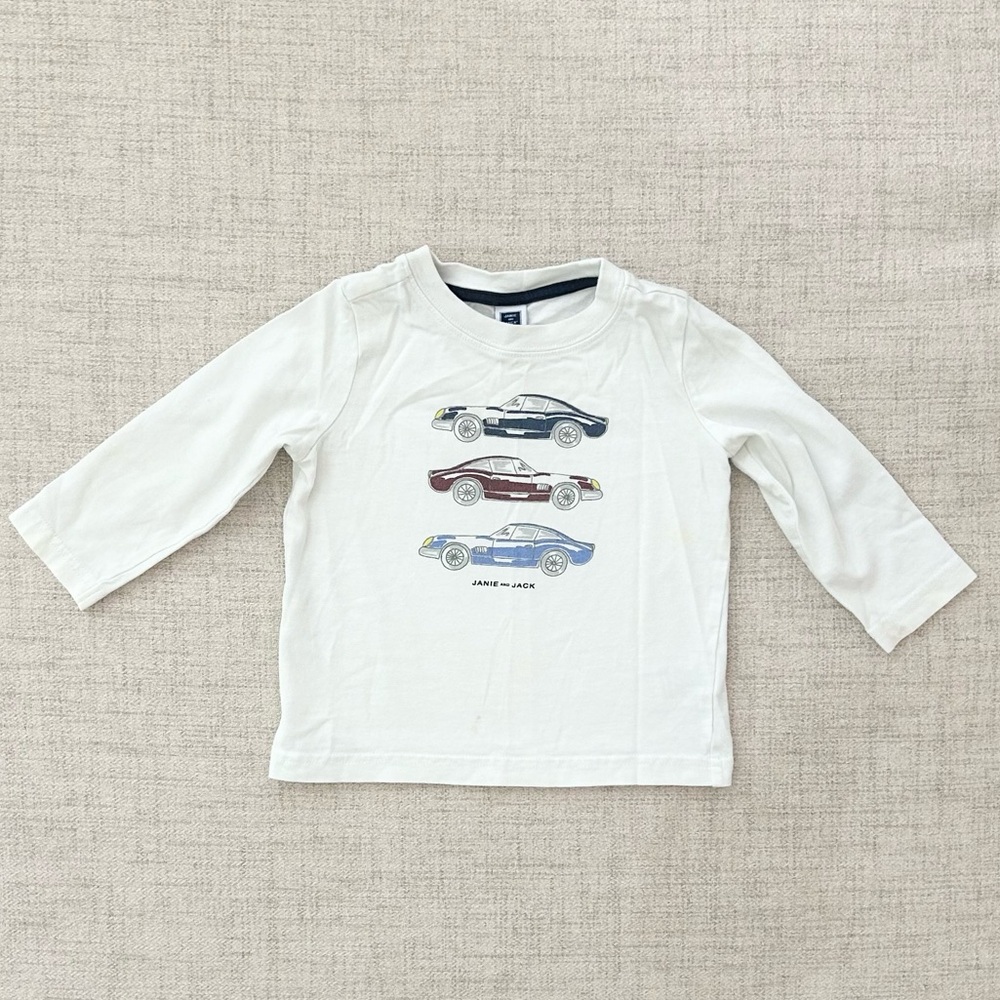 Janie and Jack Long Sleeve Top Size 12-18 Months
